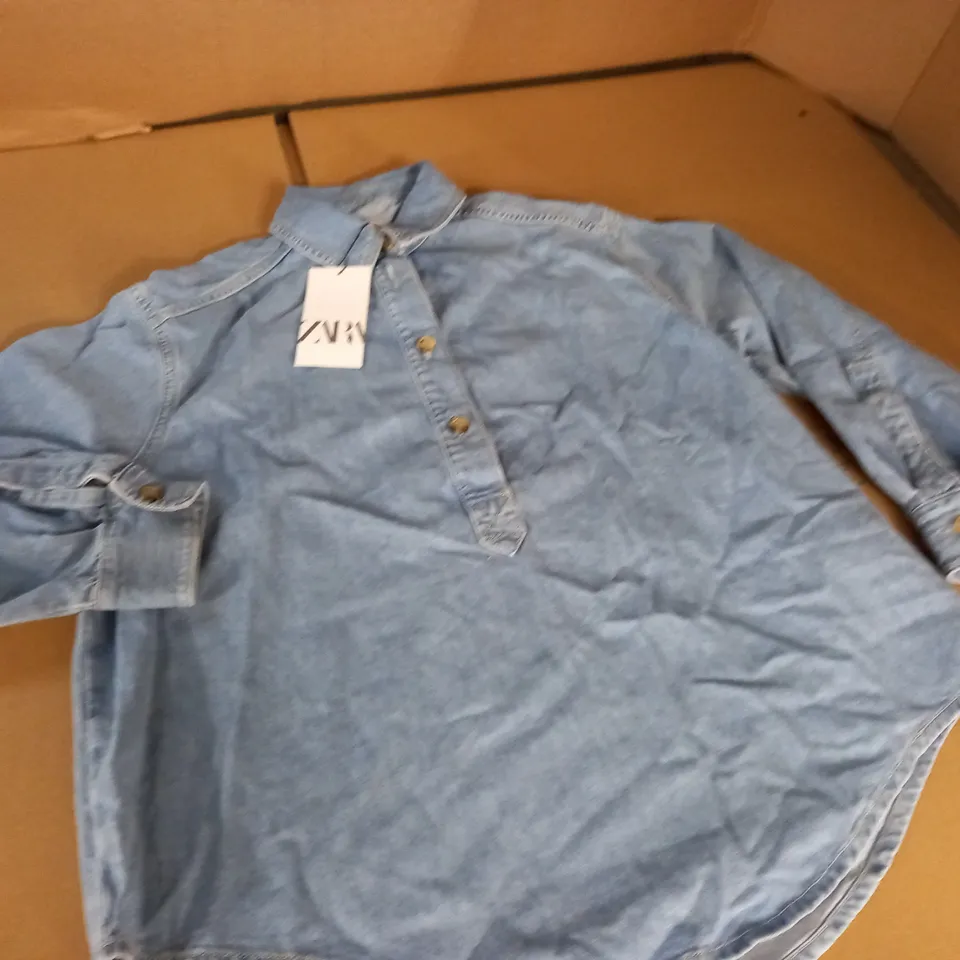 ZARA DENIM SHIRT - S