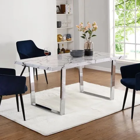 VANDEMARK 160CM TRESTLE DINING TABLE (2 BOXES)