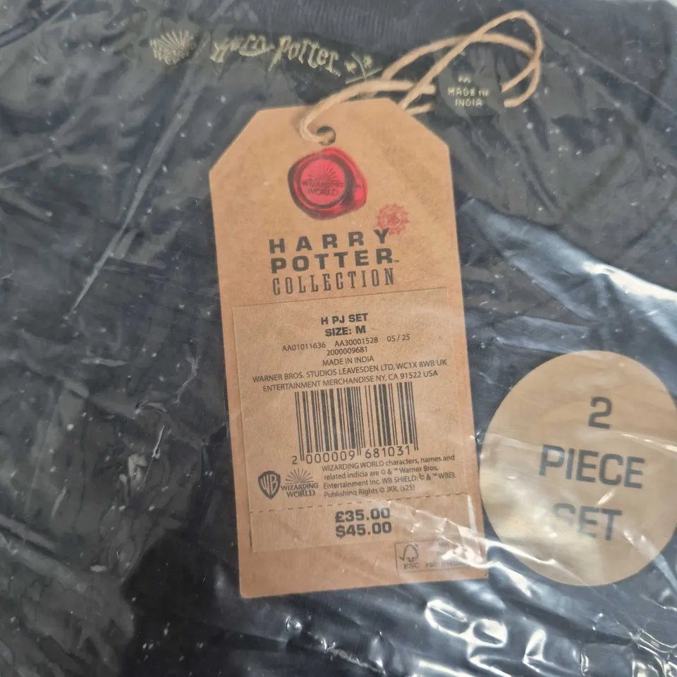 HARRY POTTER COLLECTION 2-PIECE PJ SET – SIZE M