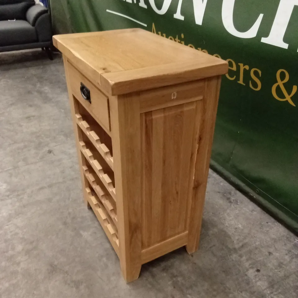 DESIGNER WOOD WINE STORAGE UNIT 