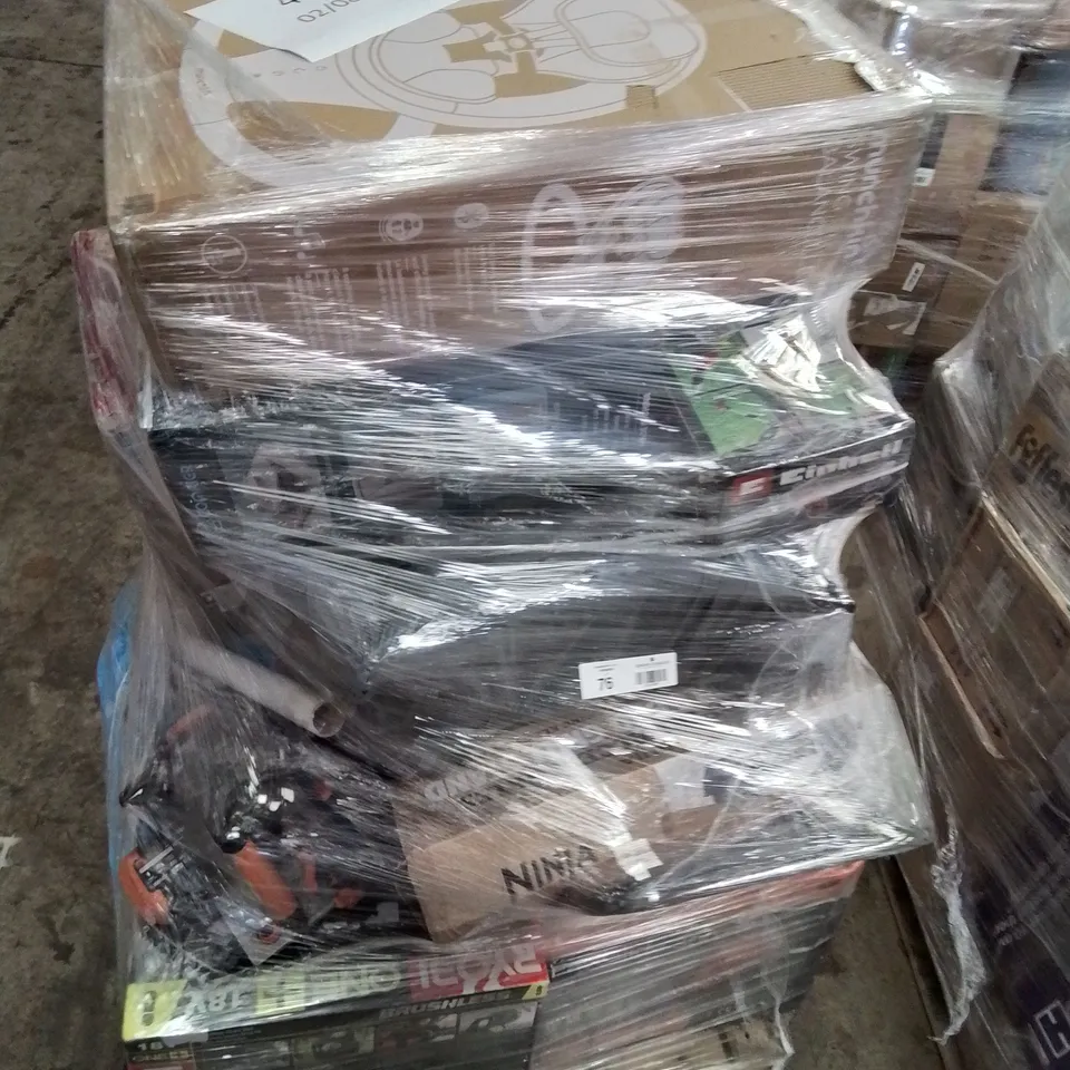 PALLET OF APPROXIMATELY 18 UNPROCESSED RAW RETURN HOUSEHOLD AND ELECTRICAL GOODS TO INCLUDE;