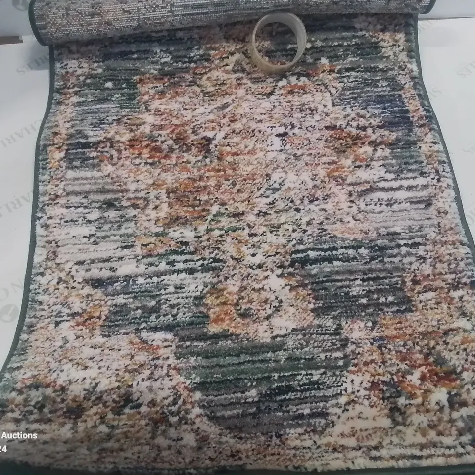 BRAND NEW PACO HOME 734 HERBETE 60X100CM TURQUOISE RUG