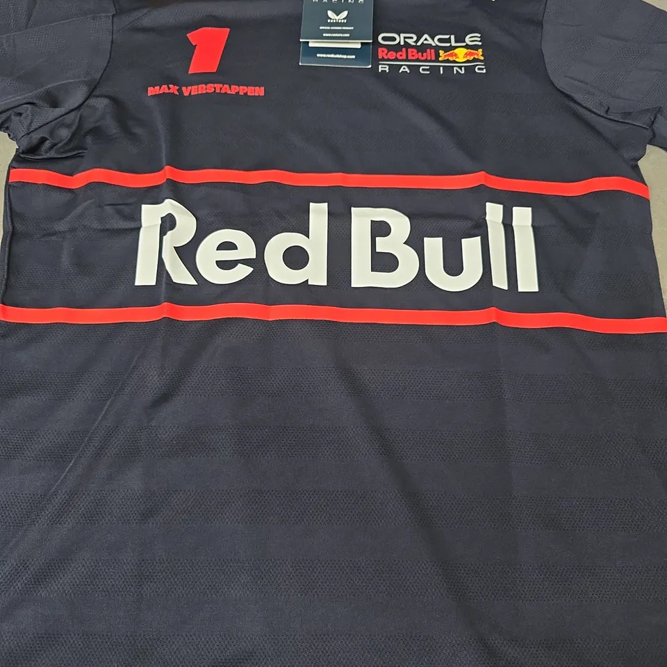 CASTORE WOMEN'S MAX VERSTAPPEN RED BULL RACING T-SHIRT SIZE UK 10