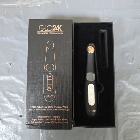 GLO24K TRIPLE ACTION EYE CARE THERAPY WAND – BOXED