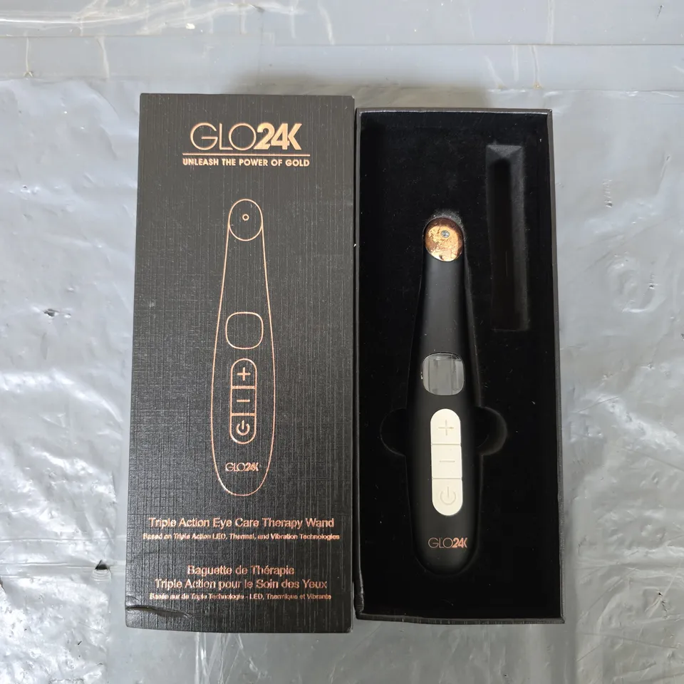 GLO24K TRIPLE ACTION EYE CARE THERAPY WAND – BOXED