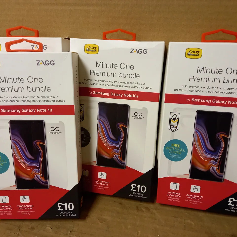 LOT OF 4 MINUTE ONE PREMIUM BUNDLES FOR SAMSUNG GALAXY NOTE10+