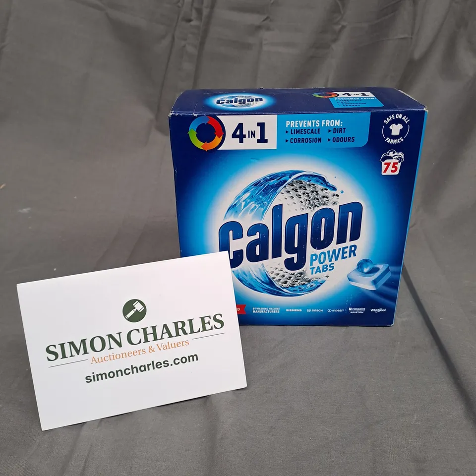 BOXED SEALED CALGON 4 IN 1 POWER TABS - 75 WASHES 
