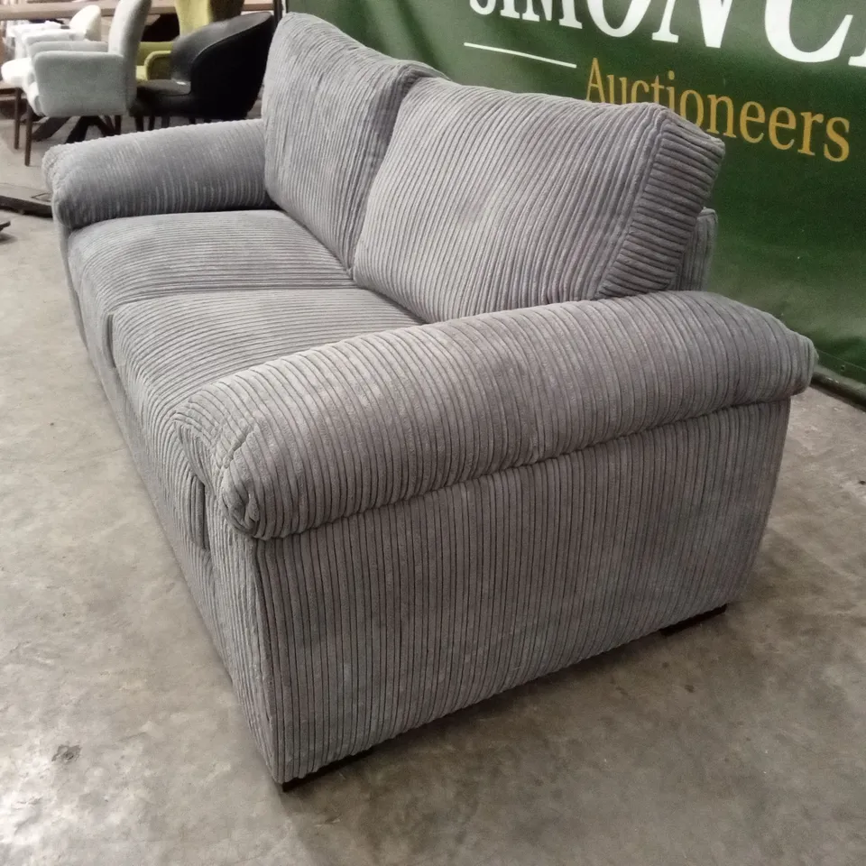 AMALFI STANDARD BACK FABRIC SOFA BED - CHARCOAL RRP £699