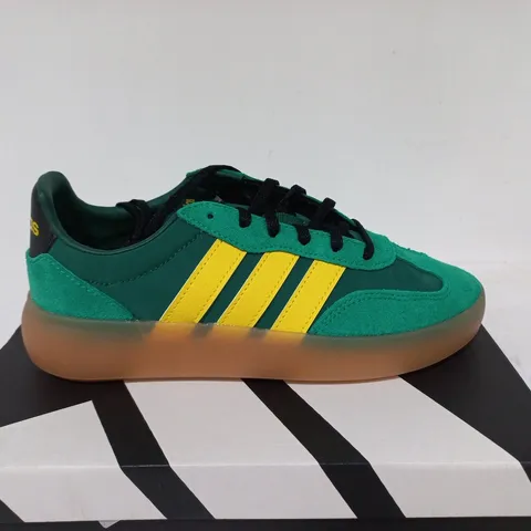 ADIDAS SNEAKERS GREEN/YELLOW WITH GUM SOLE – UK 4.5 (US 5)