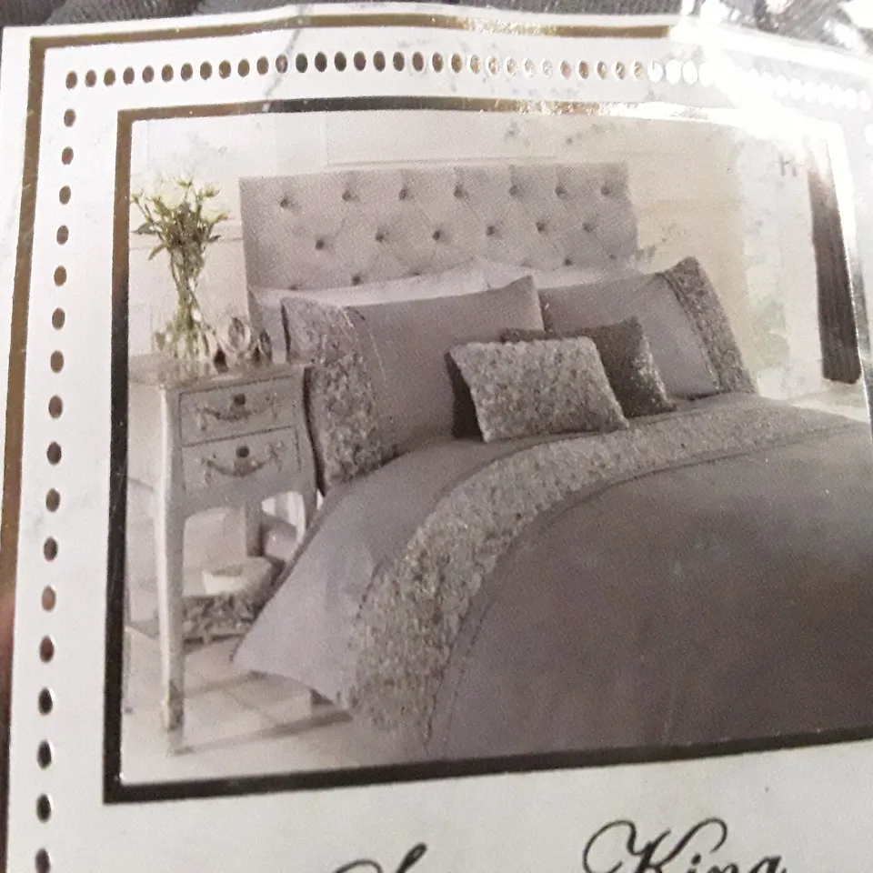 YOLANDA COTTEN BLEND, POLYESTER SOLID COLOUR DUVET COVER SET 