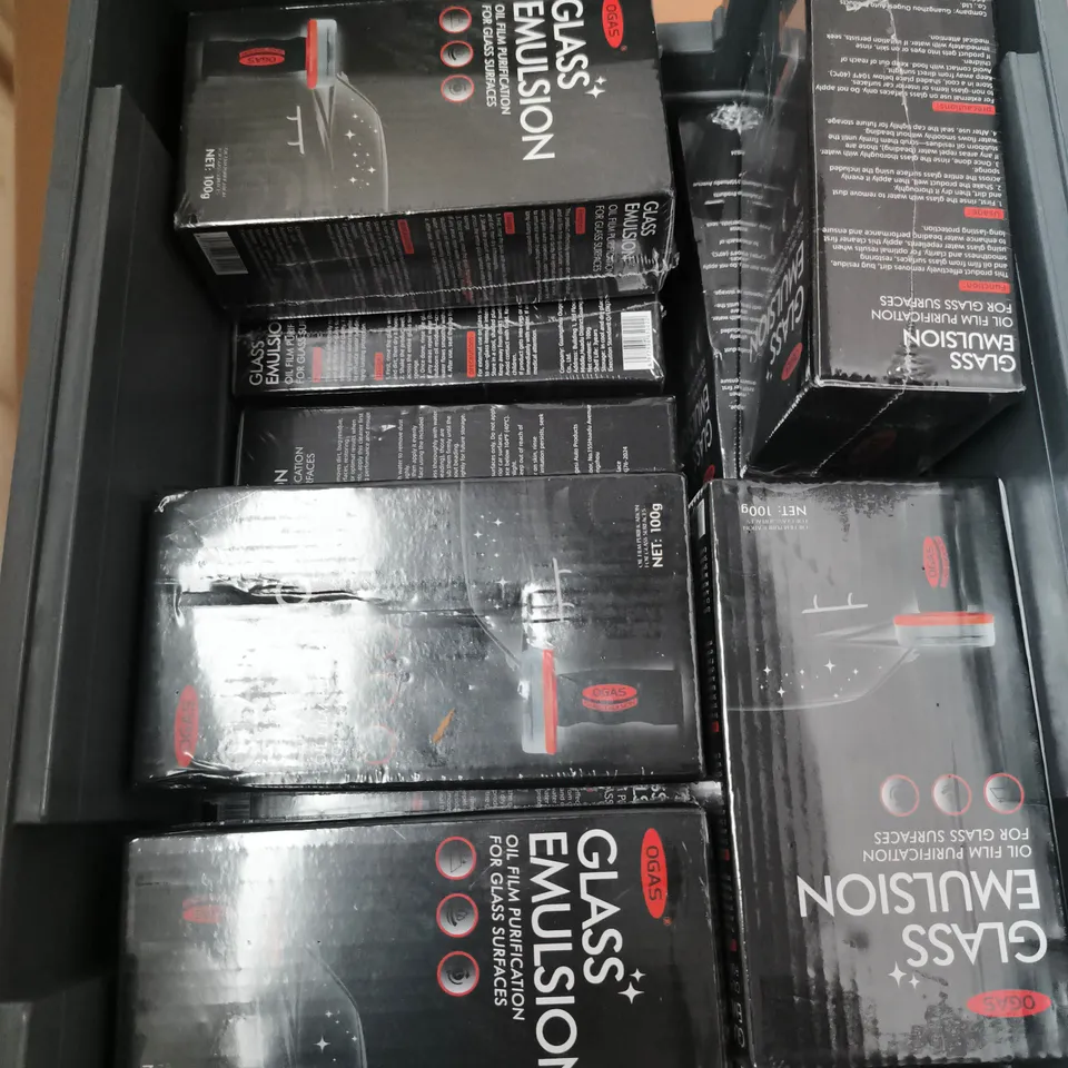 APPROXIMATELY 12 OGAS GLASS EMULSIONS 