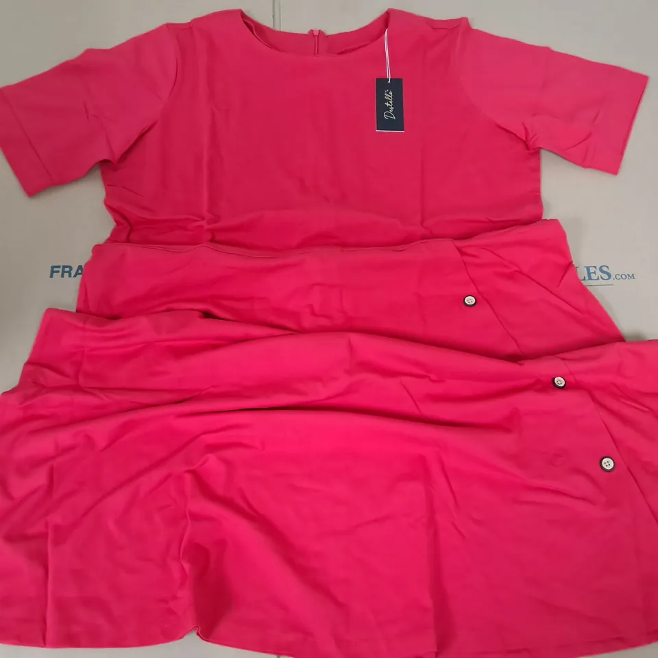 LOT OF 7 BRAND NEW DESTELLO A-LINE DRESSES IN RED - UK 20