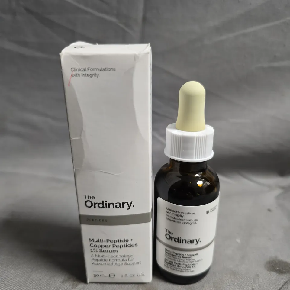 THE ORDINARY MULTI-PEPTIDE + COPPER PEPTIDES 1% SERUM – 30 ML – BOXED