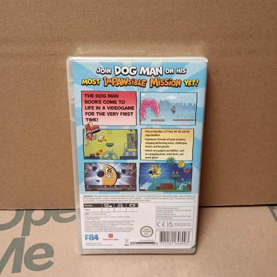 SEALED DOG MAN MISSION IMPAWSIBLE (NINTENDO SWITCH)