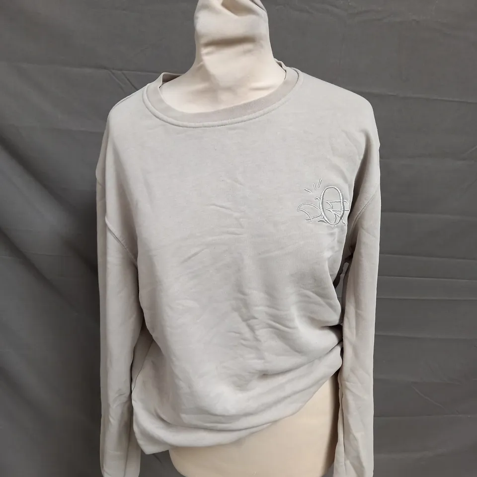 DIOR PEBBLE GREY SWEATSHIRT - LARGE