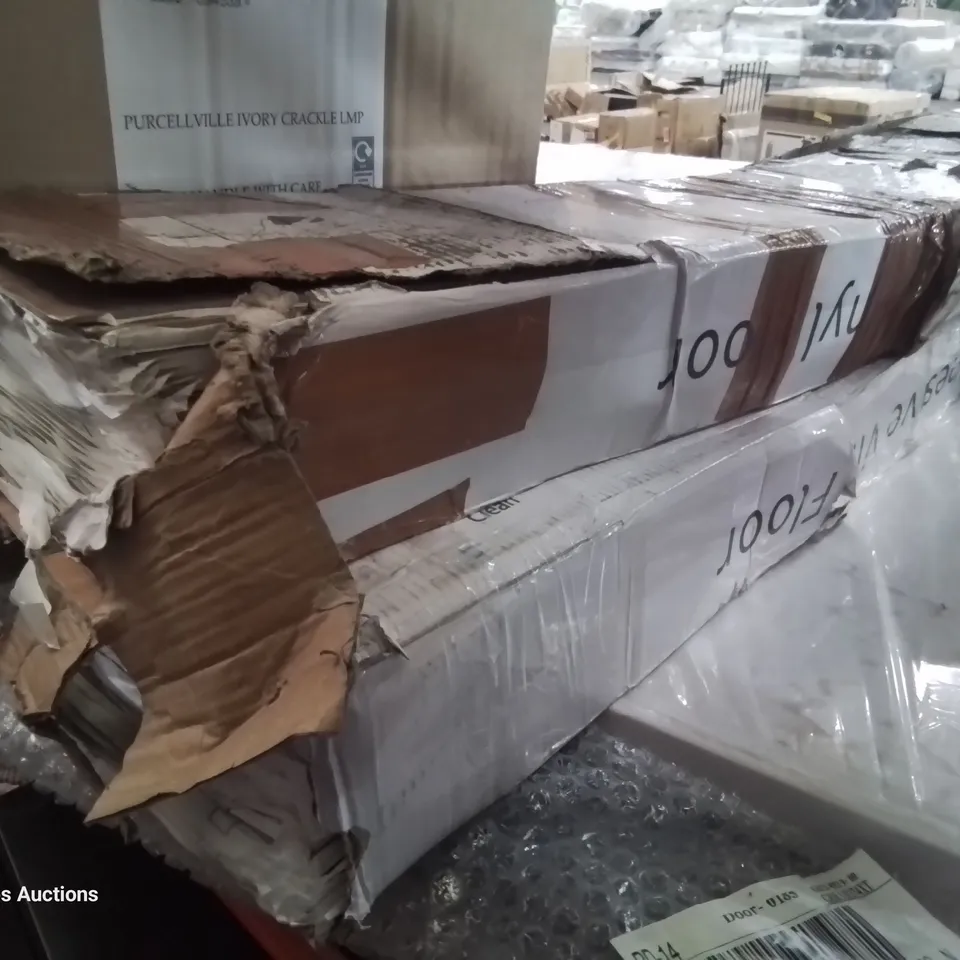 TWO PACKS OF WOOD EFFECT VINYL FLOORING