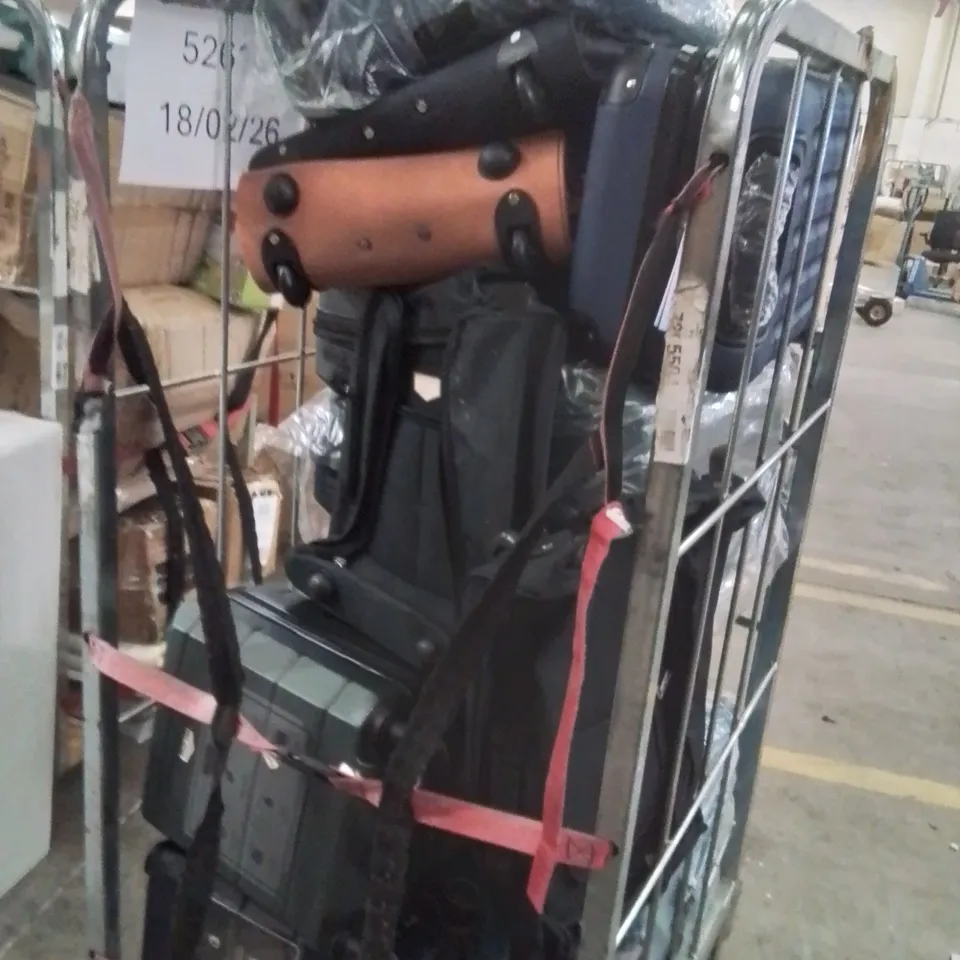 CAGE OF LUGG SUITCASES