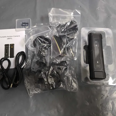 BOXED PORTABLE ACTION CAMERA