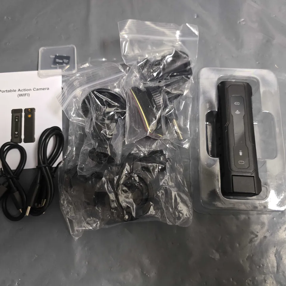 BOXED PORTABLE ACTION CAMERA
