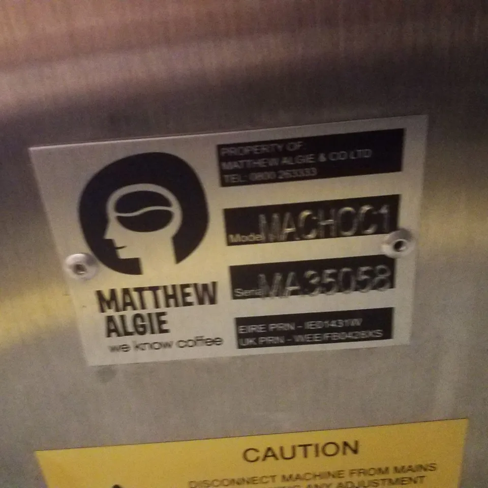 BOLERO 1 HOT CHOCOLATE MACHINE 3.4 LITRES