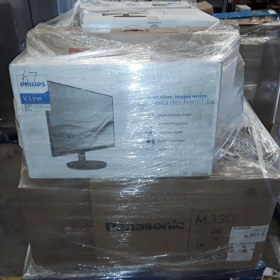 PALLET OF APPROXIMATELY 18 ASSORTED UNTESTED RAW RETURN MONITORS TO INCLUDE;
