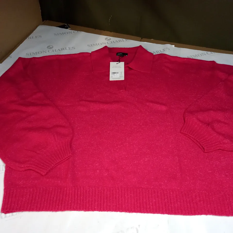 NOBODYS CHILD OPEN COLLAR JUMPER SIZE L