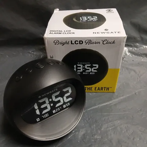 BOXED NEWGATE CENTRE OF THE EARTH LCD ALARM CLOCK 