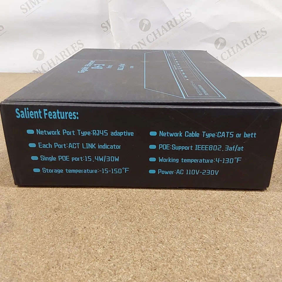 BRAND NEW BOXED GIGABIT UPLINK 18 PORT POE SWITCH 8+3 PORTS ETHERNET MODULE (1 BOX)