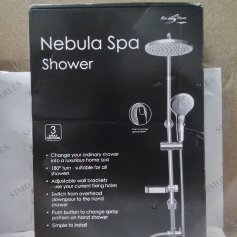 BOXED NEBULA SPA SHOWER 3 SPRAY FUNCTION