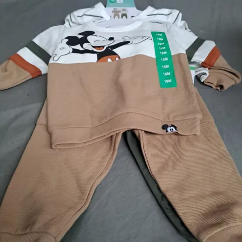 DISNEY BABY SET OF 2 PYJAMA PANTS & TOPS - 18 MONTHS