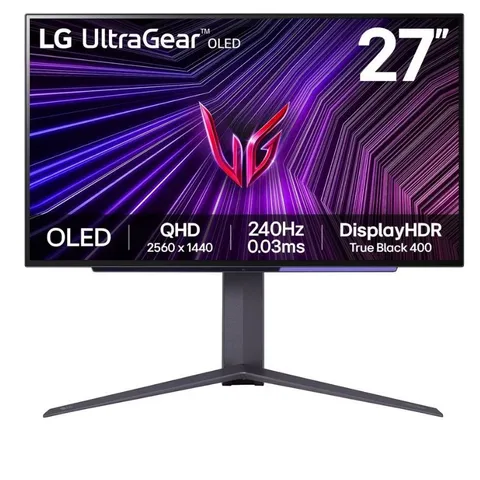 BOXED LG ULTRAGEAR 27 INCH QHD 240HZ OLED GAMING MONITOR, 27GS95QE