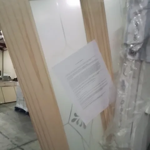 KNOTTY PINE 4 PANEL HALF GLAZED INTERNAL DOOR 1981 × 686