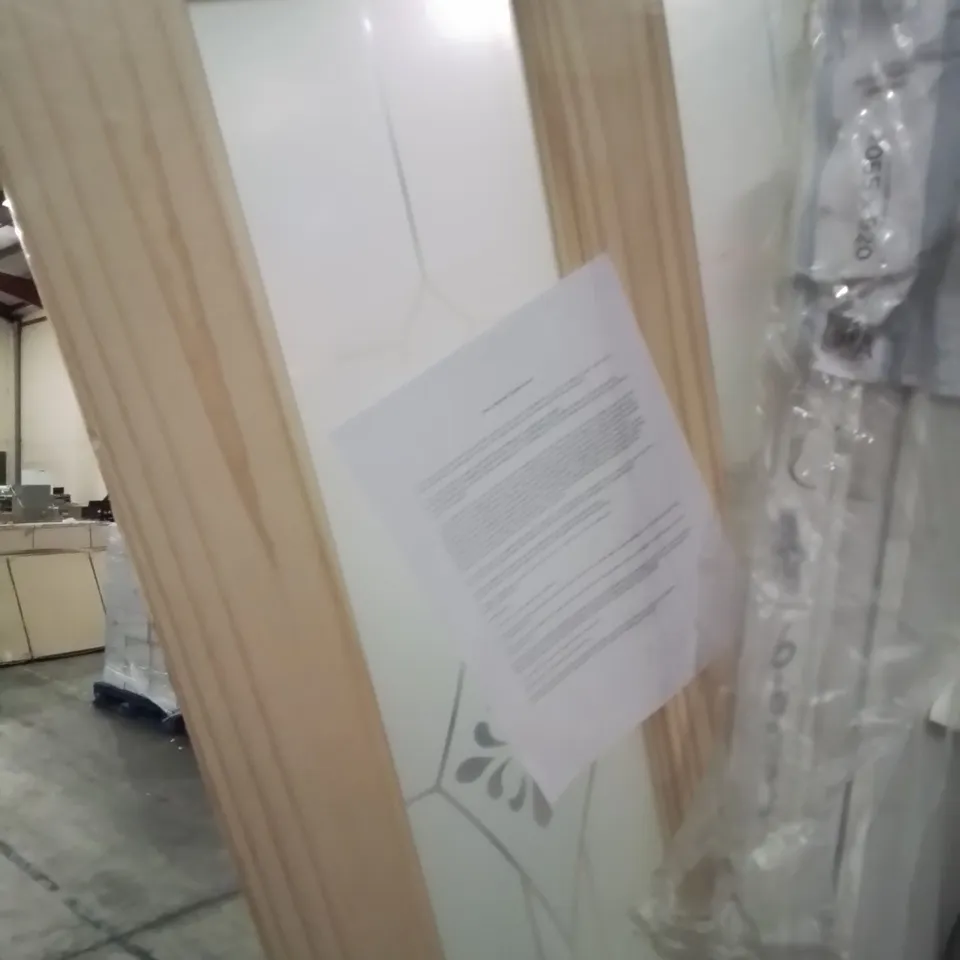 KNOTTY PINE 4 PANEL HALF GLAZED INTERNAL DOOR 1981 × 686