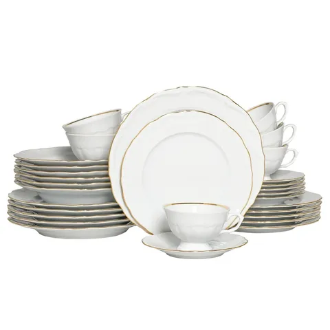 BOXED MARIA THERESIA APPROXIMATELY 30 PEICE PORCELAIN CHINA DINNERWARE SET 