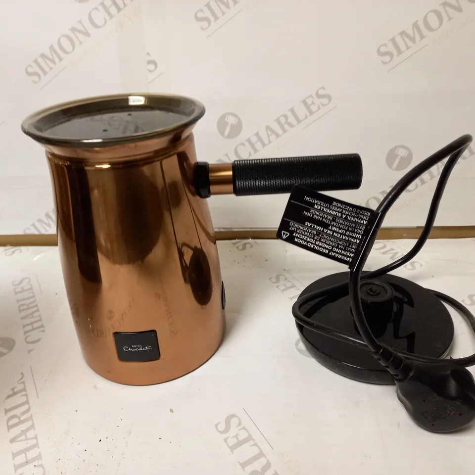 DUALIT HOTEL CHOCOLAT VELVETISER HOT CHOCOLATE MACHINE, COPPER
