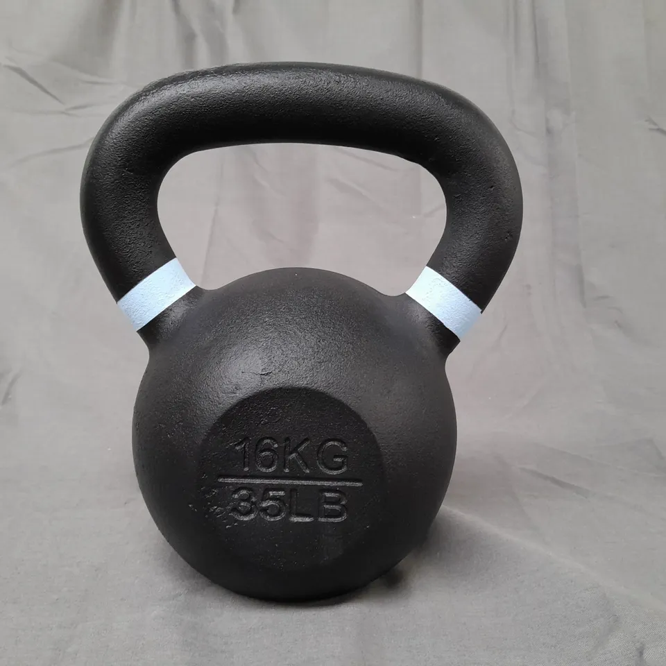 BOXED UNBRANDED 16KG CAST IRON KETTLEBELL