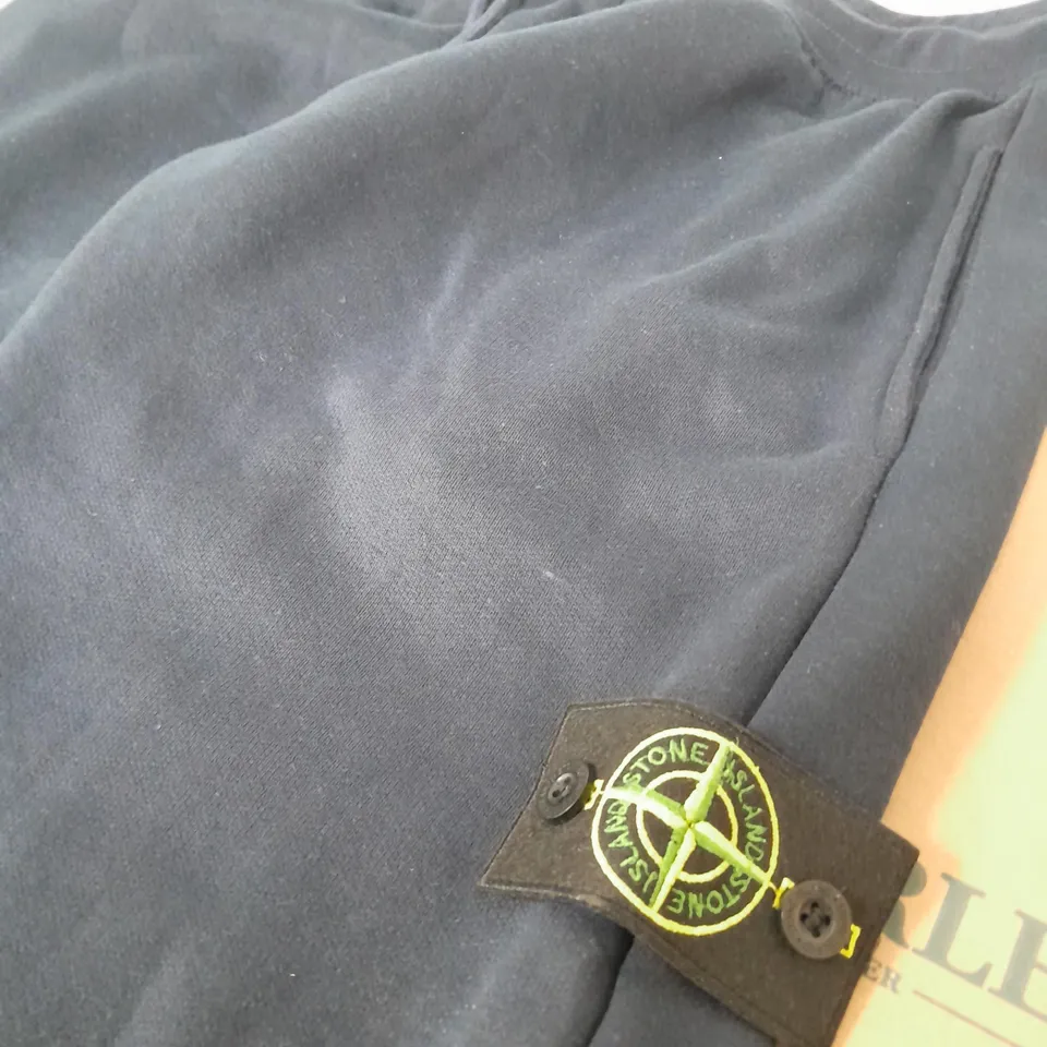 STONE ISLAND NAVY BLUE PANTS - SIZE LARGE