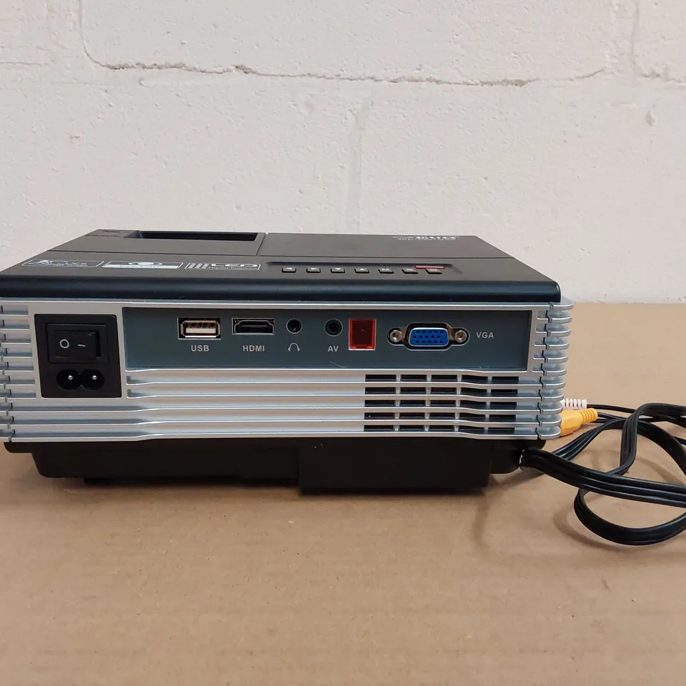 BOXED EUG 600D AB DIGITAL LED PROJECTOR - MISSING PARTS (1 BOX)
