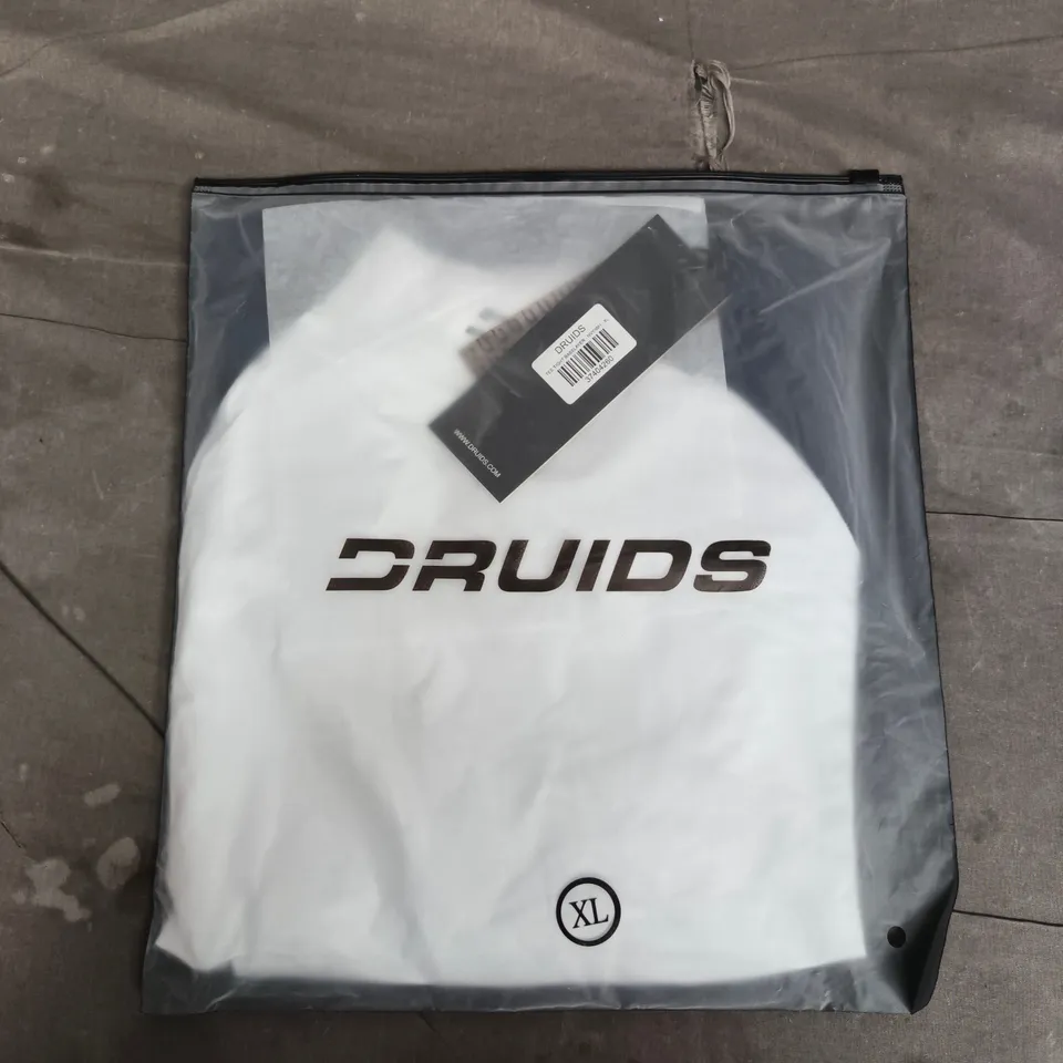 BAGGED DRUIDS TEE TIGHT BASELAYER IN NAVY/WHITE - XL