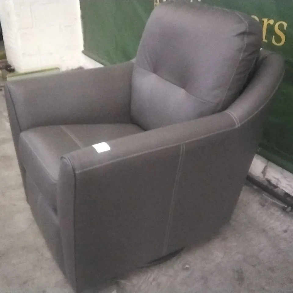 QUALITY G-PLAN BRITISH MADE HARDWOOD FRAMED FLINT CAMBRIDGE EARTH SEIVEL CHAIR  