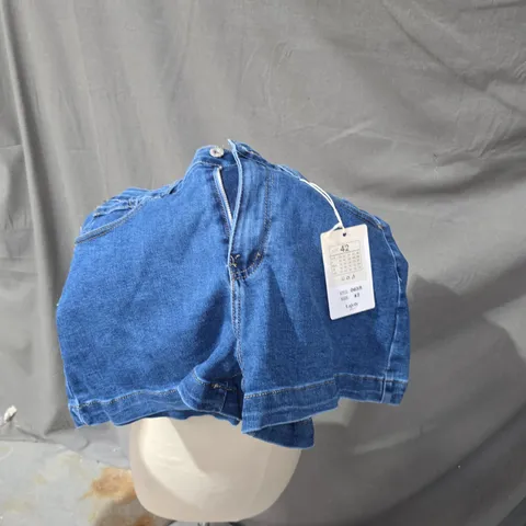 LAJOLY JEANS – DENIM BLUE SHORTS, SIZE 42 (EU 42 / UK 14)