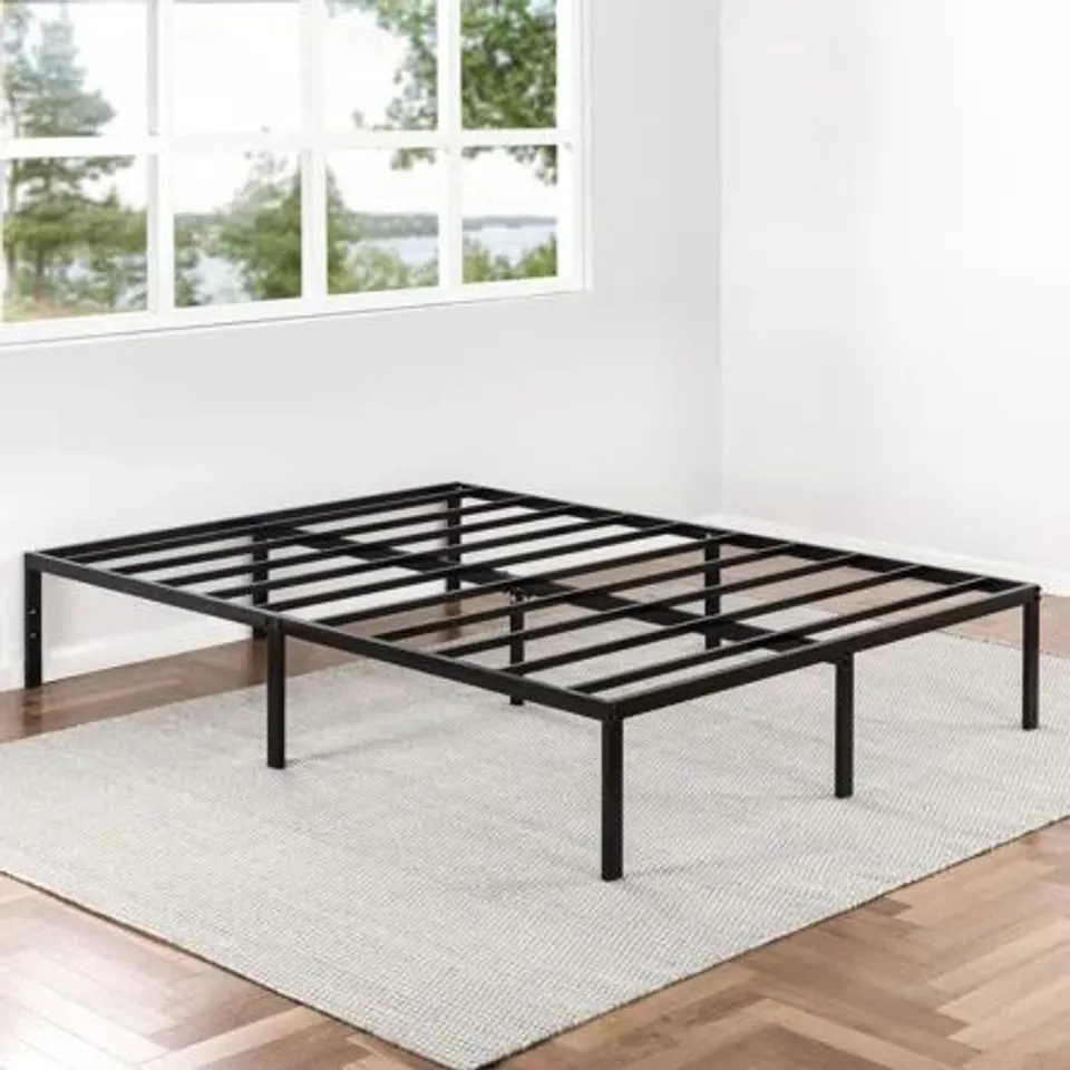 BOXED MINIMAL METAL KING BED FRAME (1 BOX)