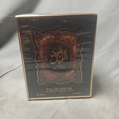 BOXED AND SEALED OUD AL LAYL EAU DE PARFUM 100ML
