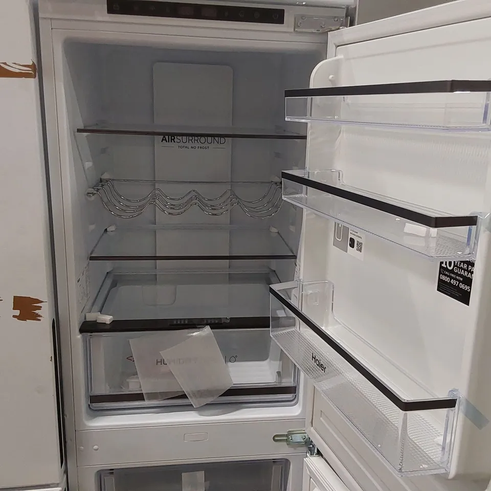 HAIER HB50T618FMK 177CM INTEGRATED 50/50 FROST FREE FRIDGE FREEZER - UNPROCESSED RAW RETURN