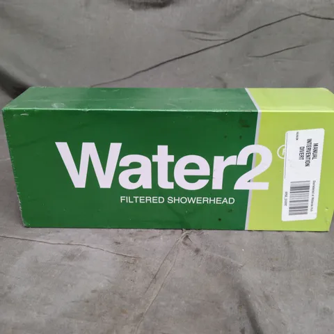 BOXED AND SEALED WATER2 FILTERED SHOWERHEAD