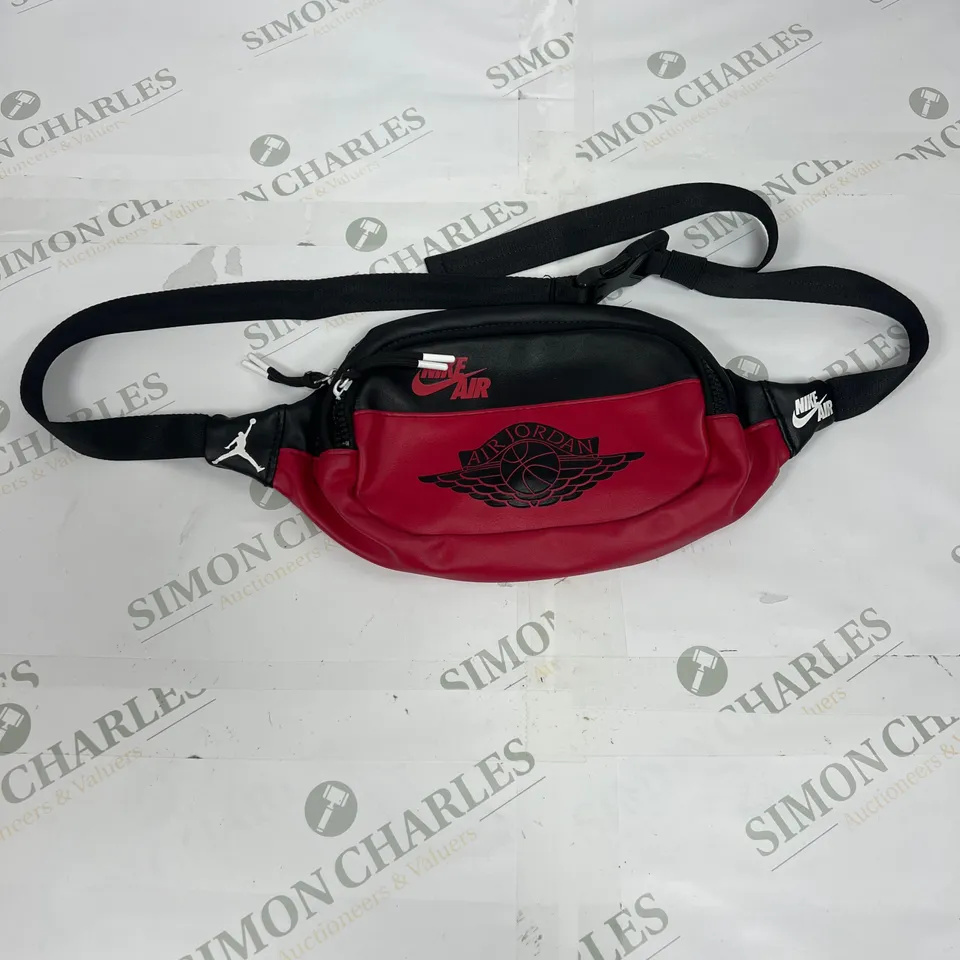 NIKE AIR JORDAN CROSS BODY BAG IN RED AND BLACK