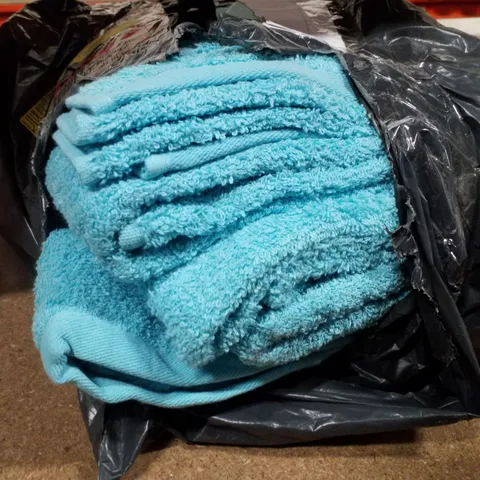 12 PIECE MALLORY TOWEL SET - AQUA