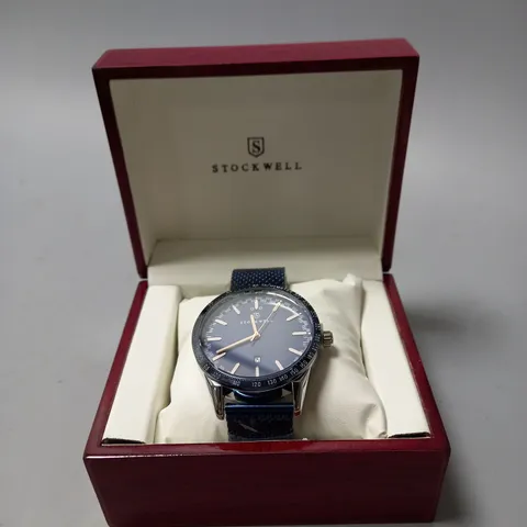 MENS STOCKWELL WATCH β STAINLESS STEEL STRAP β QUARTZ MOVEMENT β 3ATM WATER REISTANT