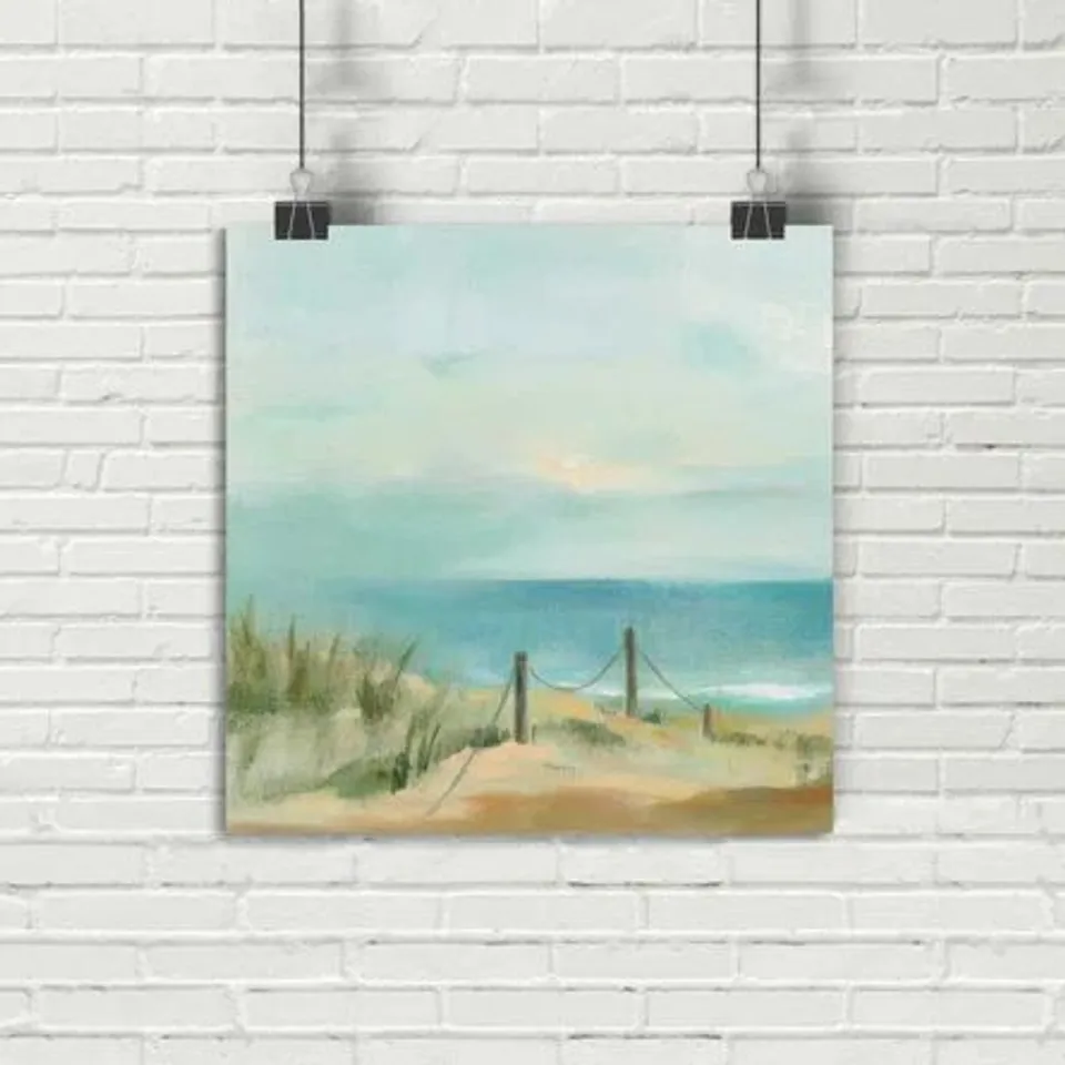 SERENITY ON THE BEACH UNFRAMED PRINT