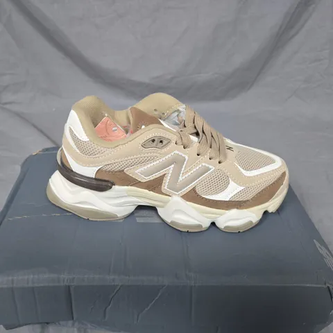 NEW BALANCE SNEAKERS β BEIGE MESH AND SUEDE, MEN'S ATHLETIC SHOES. UK SIZE 4.5